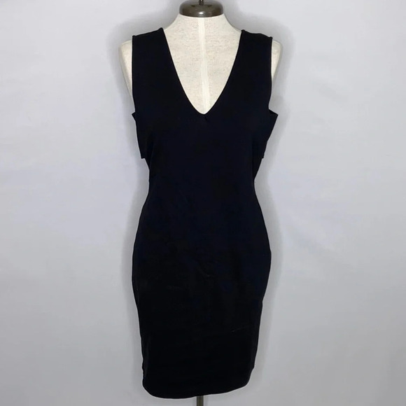 The Vanity Room from Nordstrom Rack Black Side Cutout Fitted Dress Size Large - Picture 1 of 7